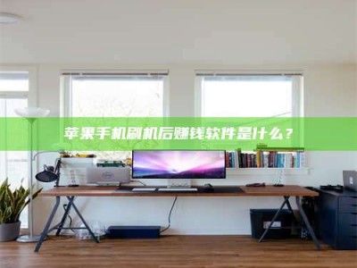 永兴苹果手机刷机后赚钱软件是什么？